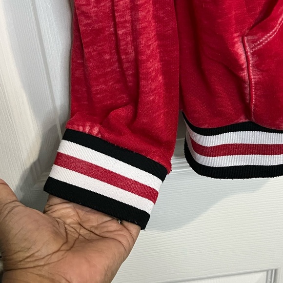 Disney Parks Women’s Minnie Mouse full zip hoodie/jacket - Size Large - Red - Picture 6 of 6